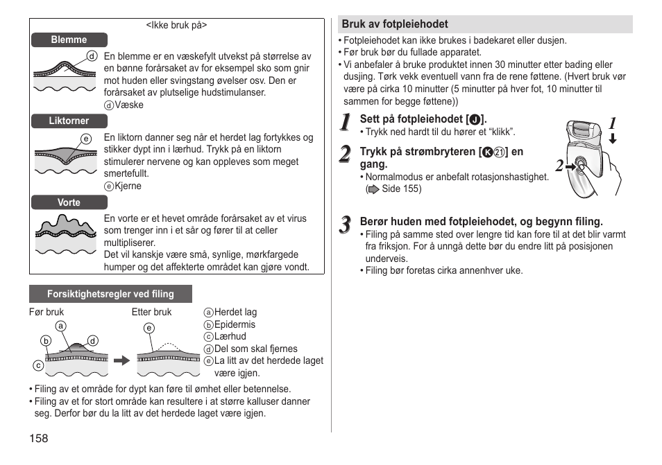 Panasonic ESED90 User Manual | Page 158 / 346