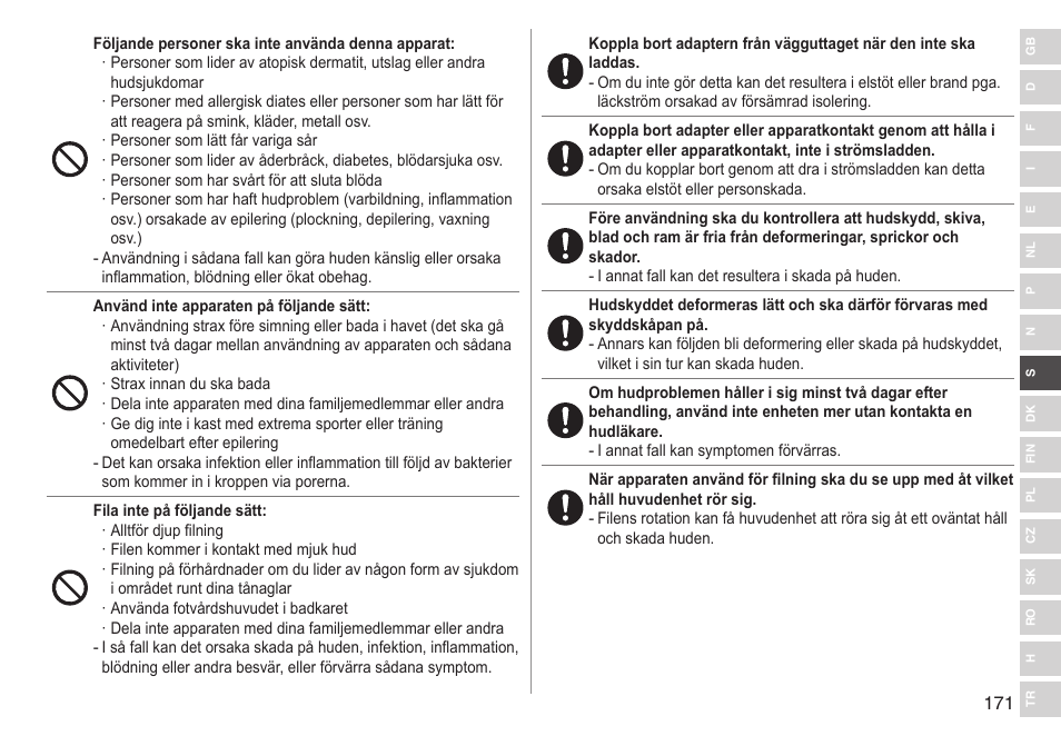 Panasonic ESED90 User Manual | Page 171 / 346
