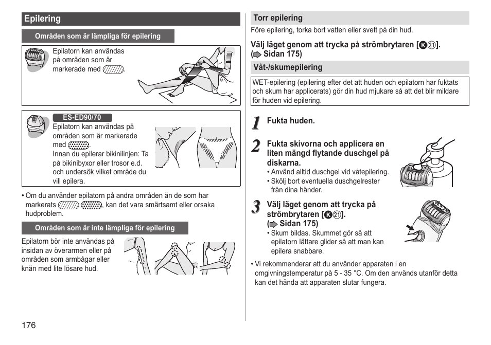 Panasonic ESED90 User Manual | Page 176 / 346