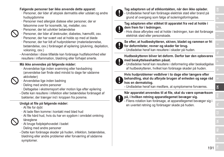 Panasonic ESED90 User Manual | Page 191 / 346