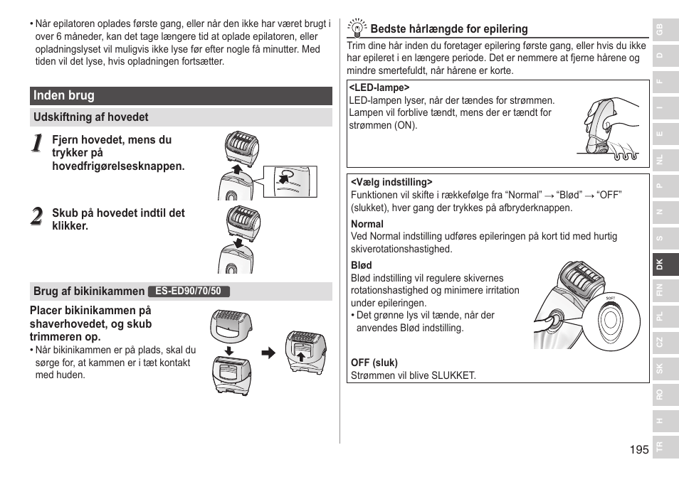 Panasonic ESED90 User Manual | Page 195 / 346