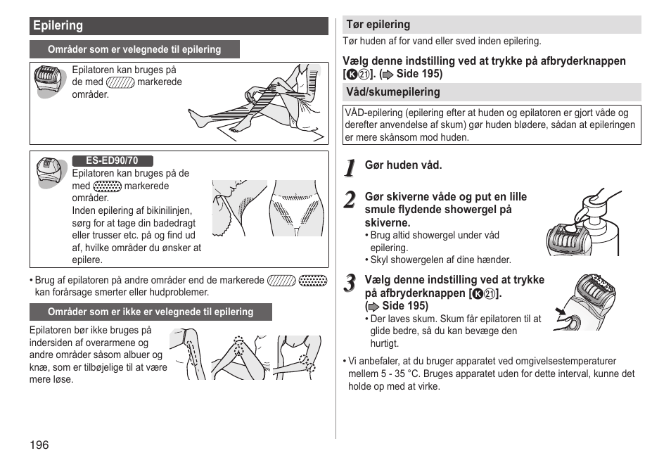 Panasonic ESED90 User Manual | Page 196 / 346