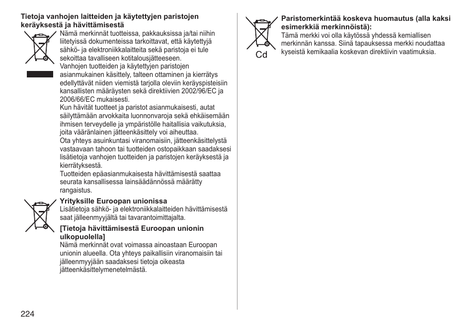 Panasonic ESED90 User Manual | Page 224 / 346