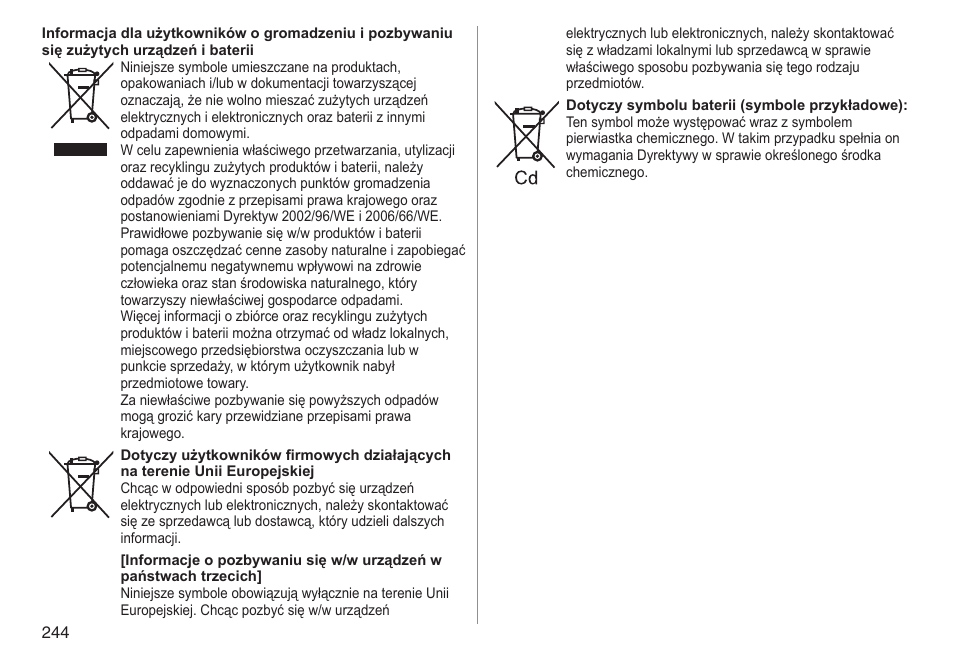 Panasonic ESED90 User Manual | Page 244 / 346