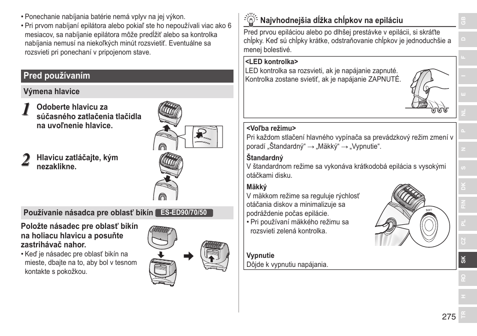 Panasonic ESED90 User Manual | Page 275 / 346