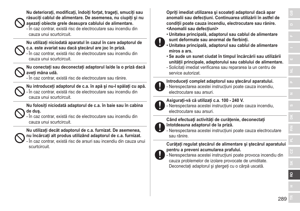 Panasonic ESED90 User Manual | Page 289 / 346