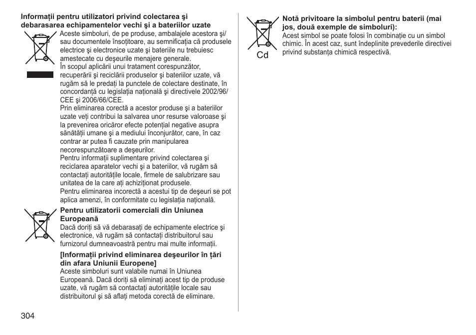 Panasonic ESED90 User Manual | Page 304 / 346