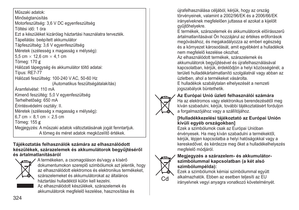 Panasonic ESED90 User Manual | Page 324 / 346