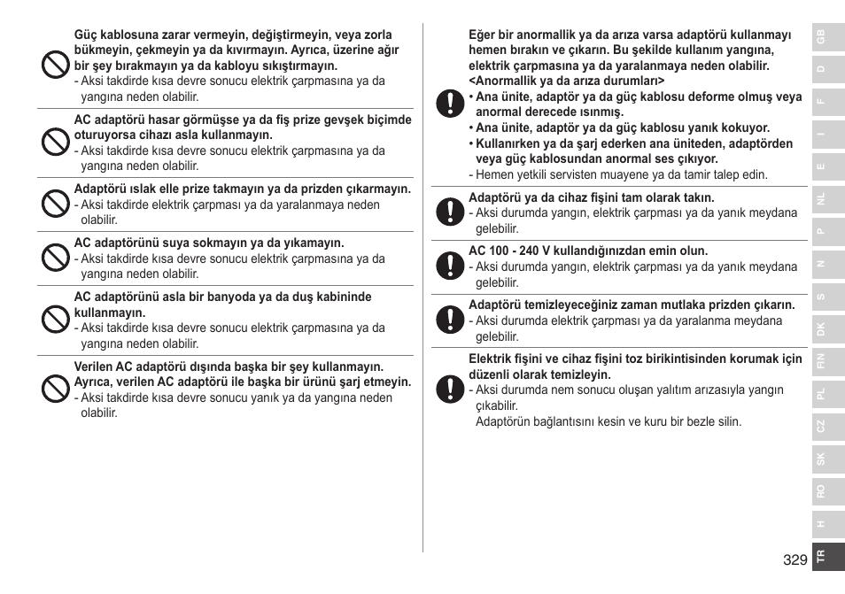 Panasonic ESED90 User Manual | Page 329 / 346