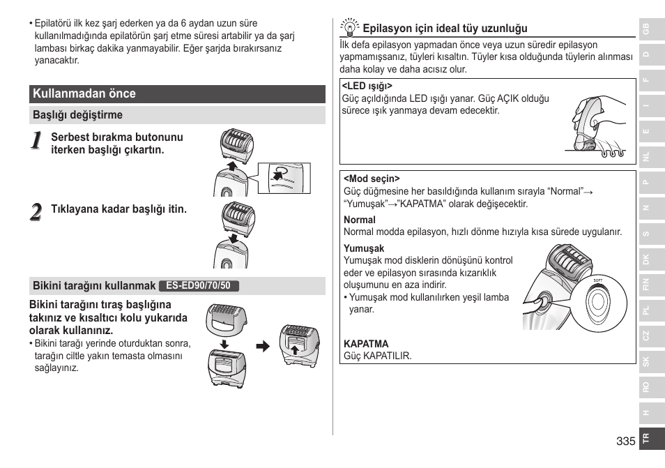 Panasonic ESED90 User Manual | Page 335 / 346