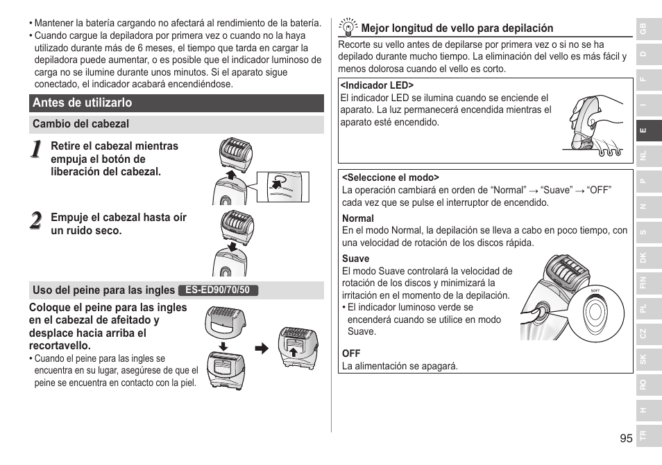Panasonic ESED90 User Manual | Page 95 / 346