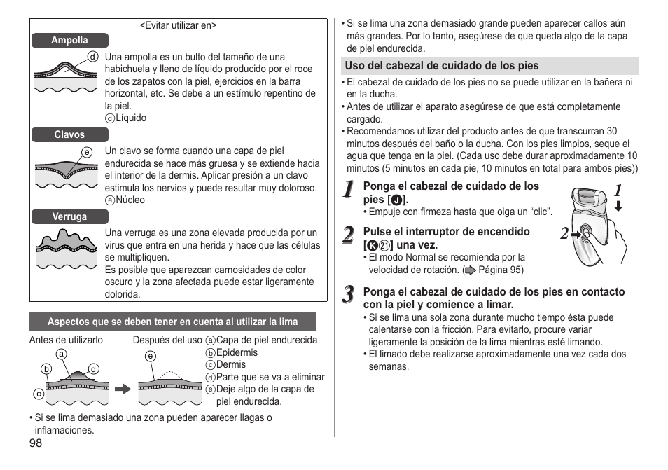 Panasonic ESED90 User Manual | Page 98 / 346