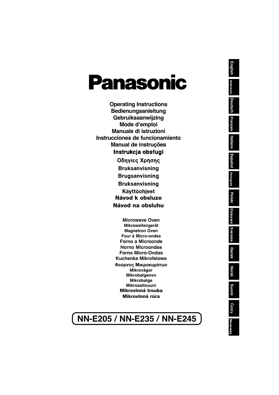 Panasonic NNE245WBEPG User Manual | 137 pages