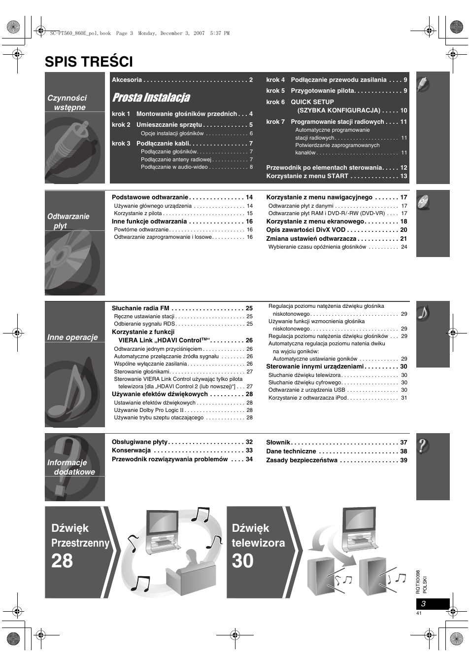Panasonic SCPT860 User Manual | Page 41 / 116
