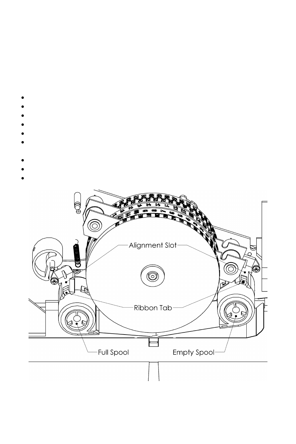 Ribbon replacement | Acroprint PD100 User Manual | Page 5 / 8