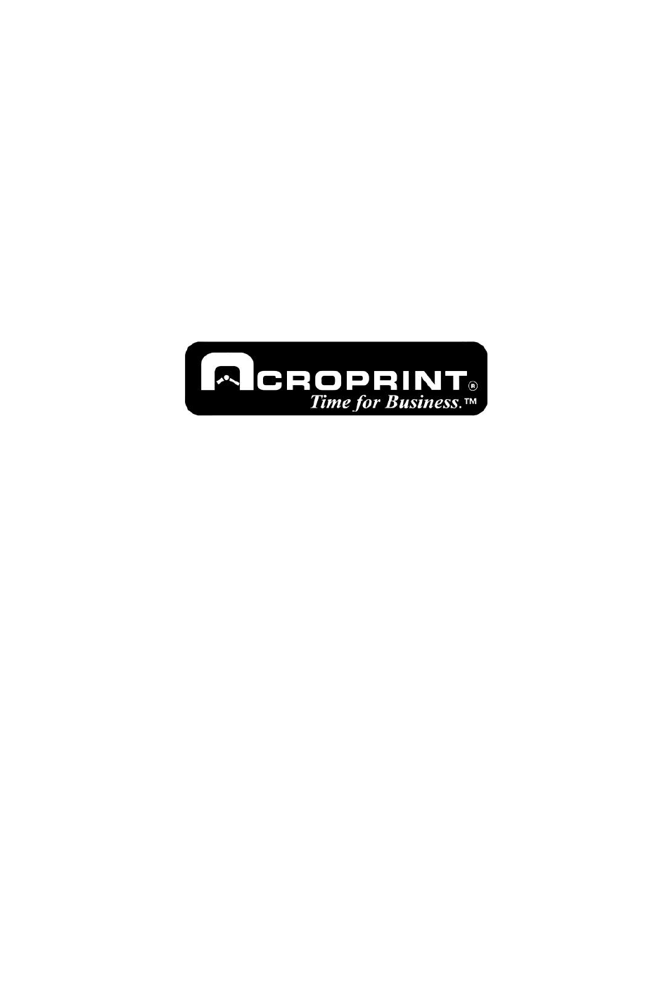 Acroprint PD100 User Manual | Page 8 / 8