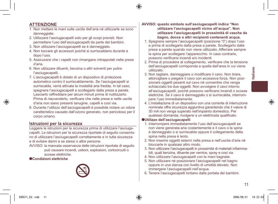 Panasonic EH5571 User Manual | Page 11 / 60