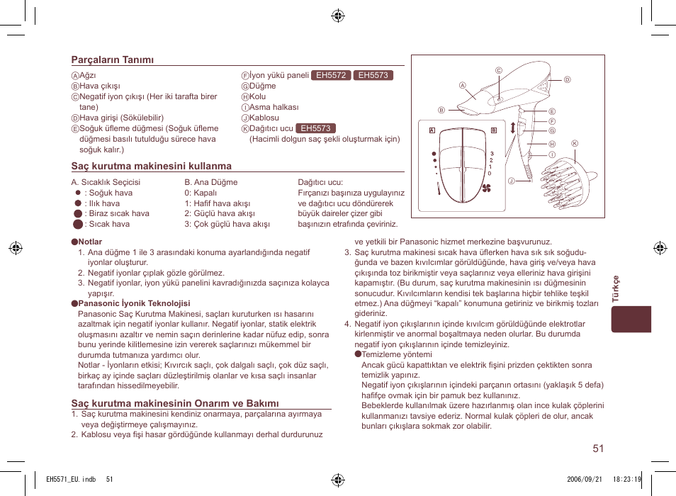 Panasonic EH5571 User Manual | Page 51 / 60