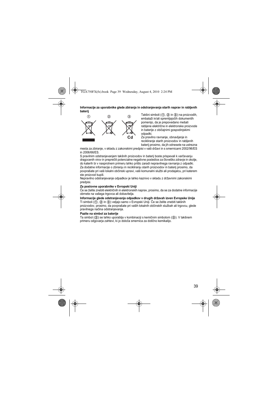 Panasonic KXTGA750FX User Manual | Page 39 / 76