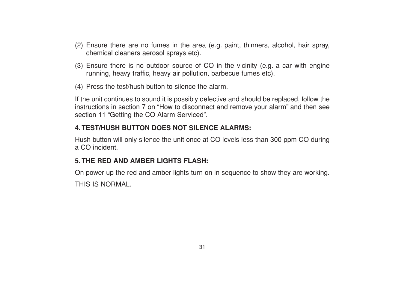 Aico Carbon Monoxide Alarm Ei 225EN User Manual | Page 31 / 32