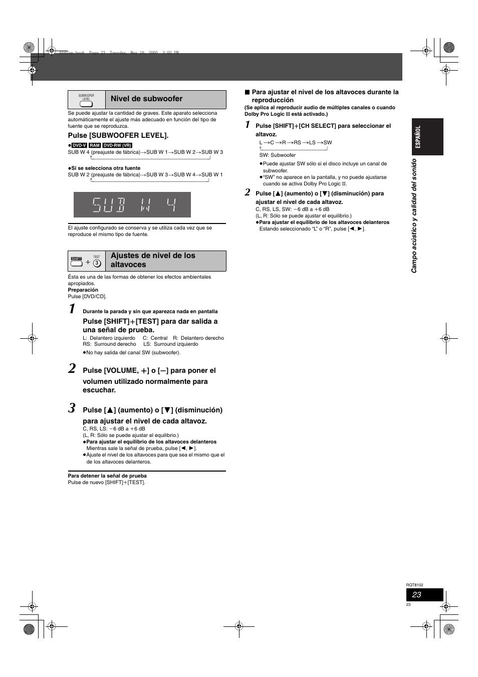 Panasonic SCHT335 User Manual | Page 23 / 92