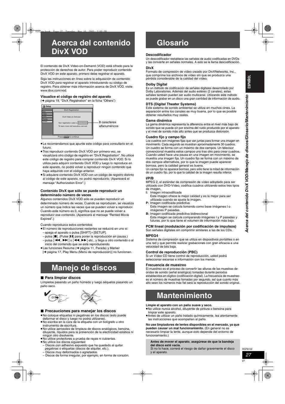 Panasonic SCHT335 User Manual | Page 27 / 92