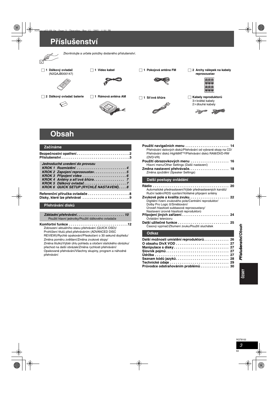 Panasonic SCHT335 User Manual | Page 63 / 92