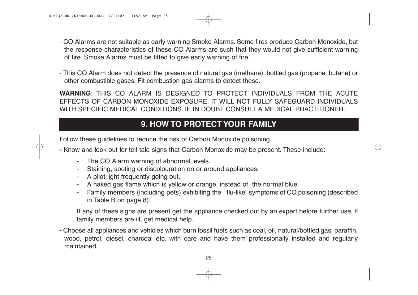 How to protect your family | Aico Ei261DENRC User Manual | Page 25 / 34