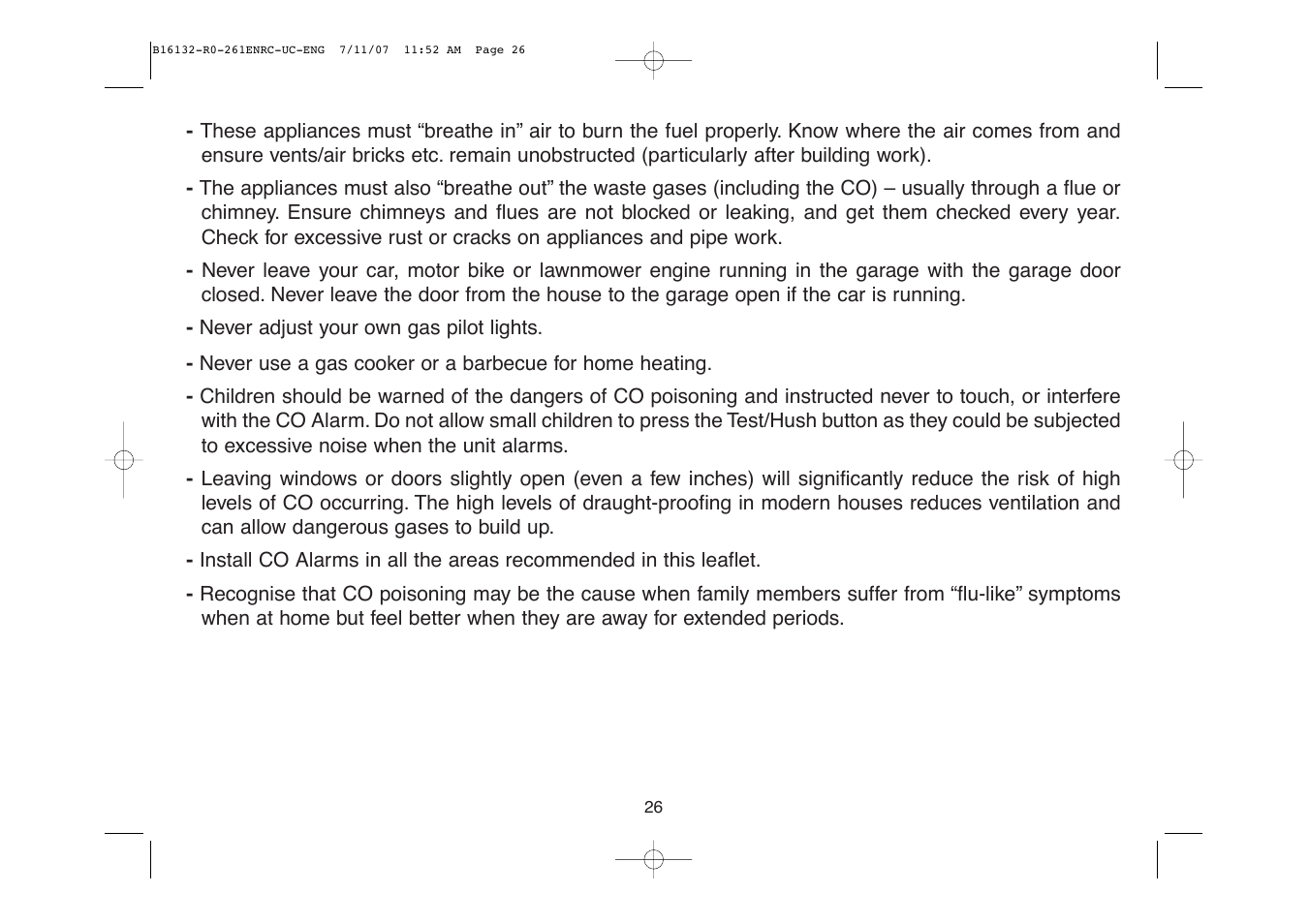 Aico Ei261DENRC User Manual | Page 26 / 34