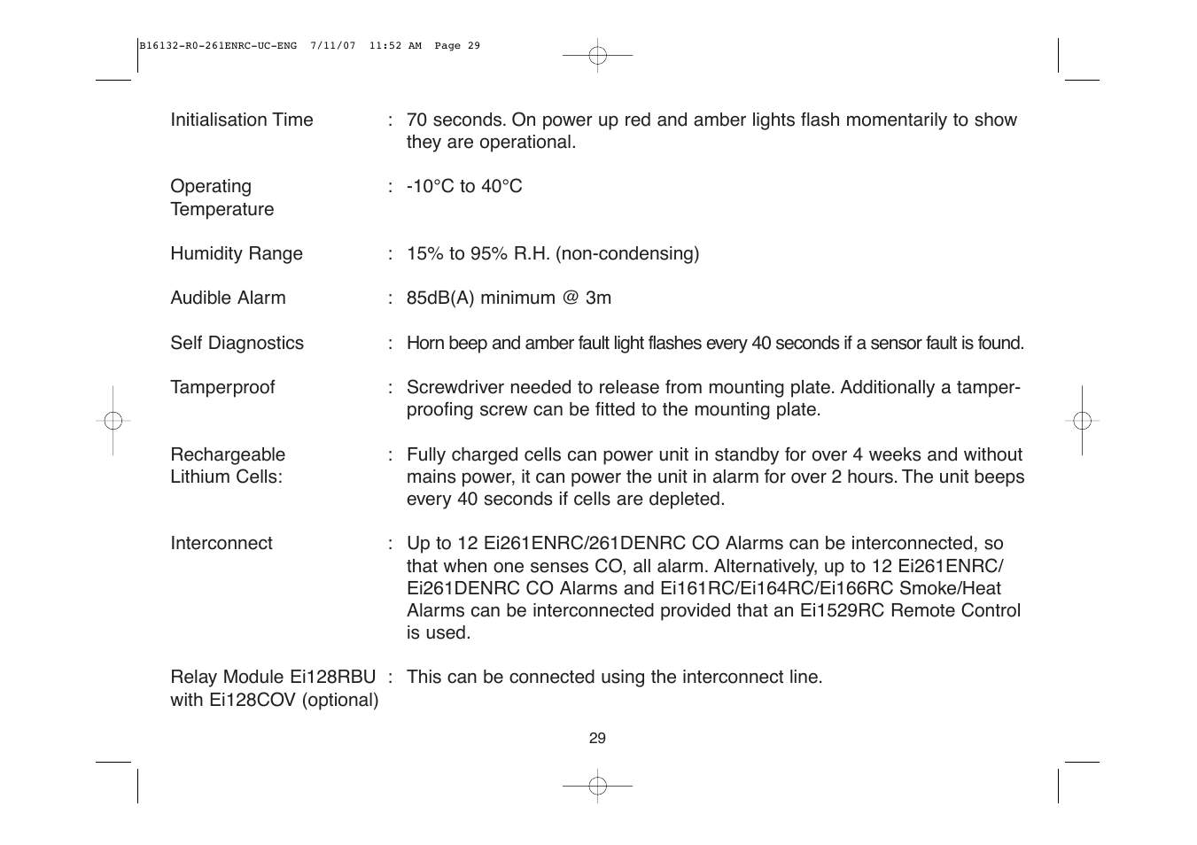 Aico Ei261DENRC User Manual | Page 29 / 34