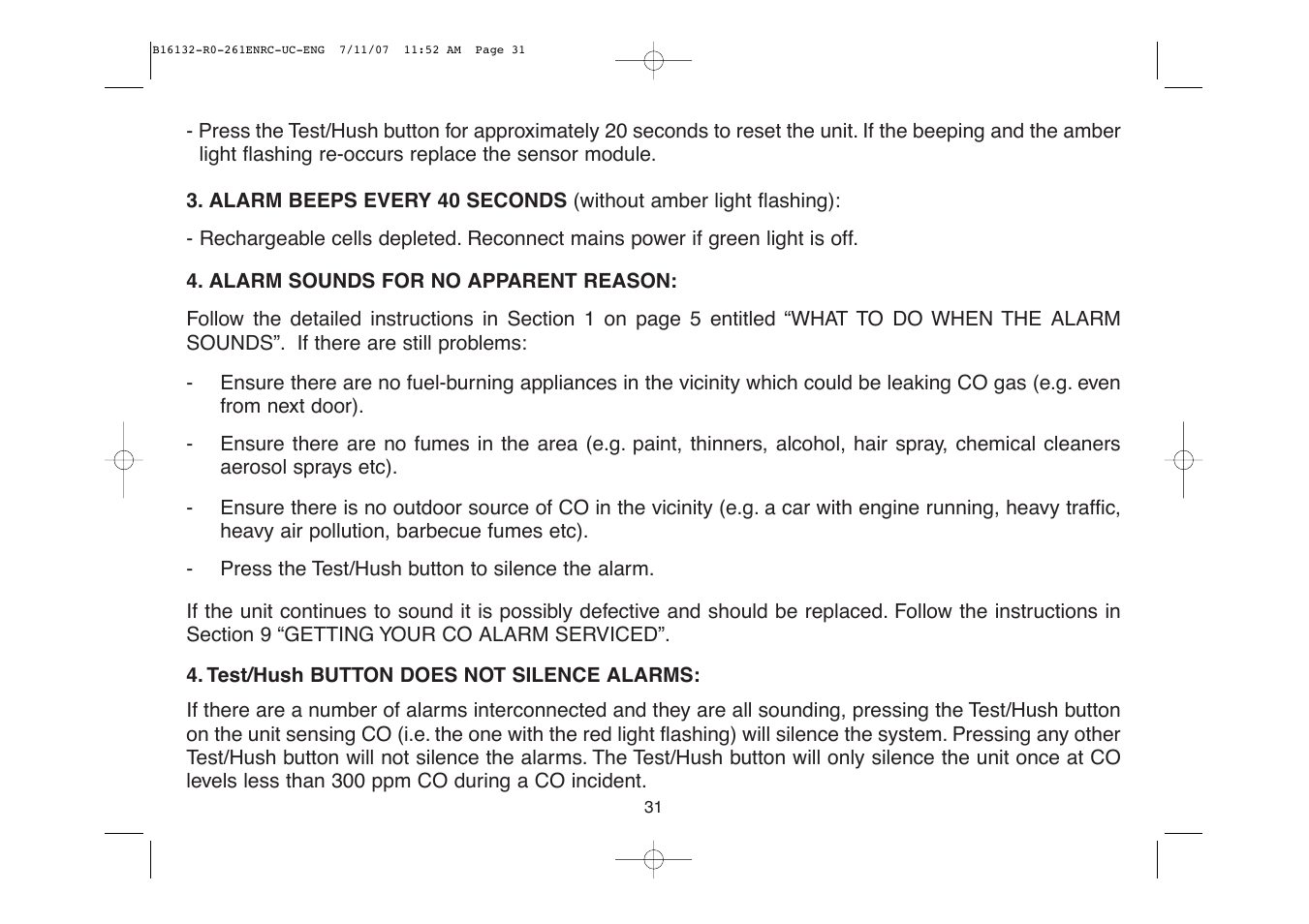 Aico Ei261DENRC User Manual | Page 31 / 34