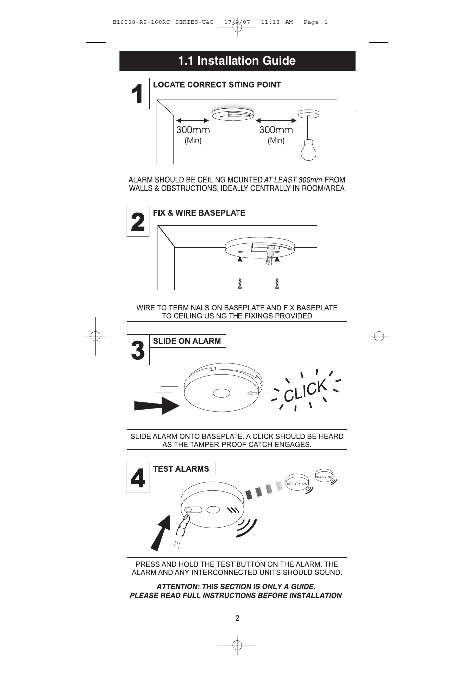 Aico Ei168RC User Manual | 16 pages