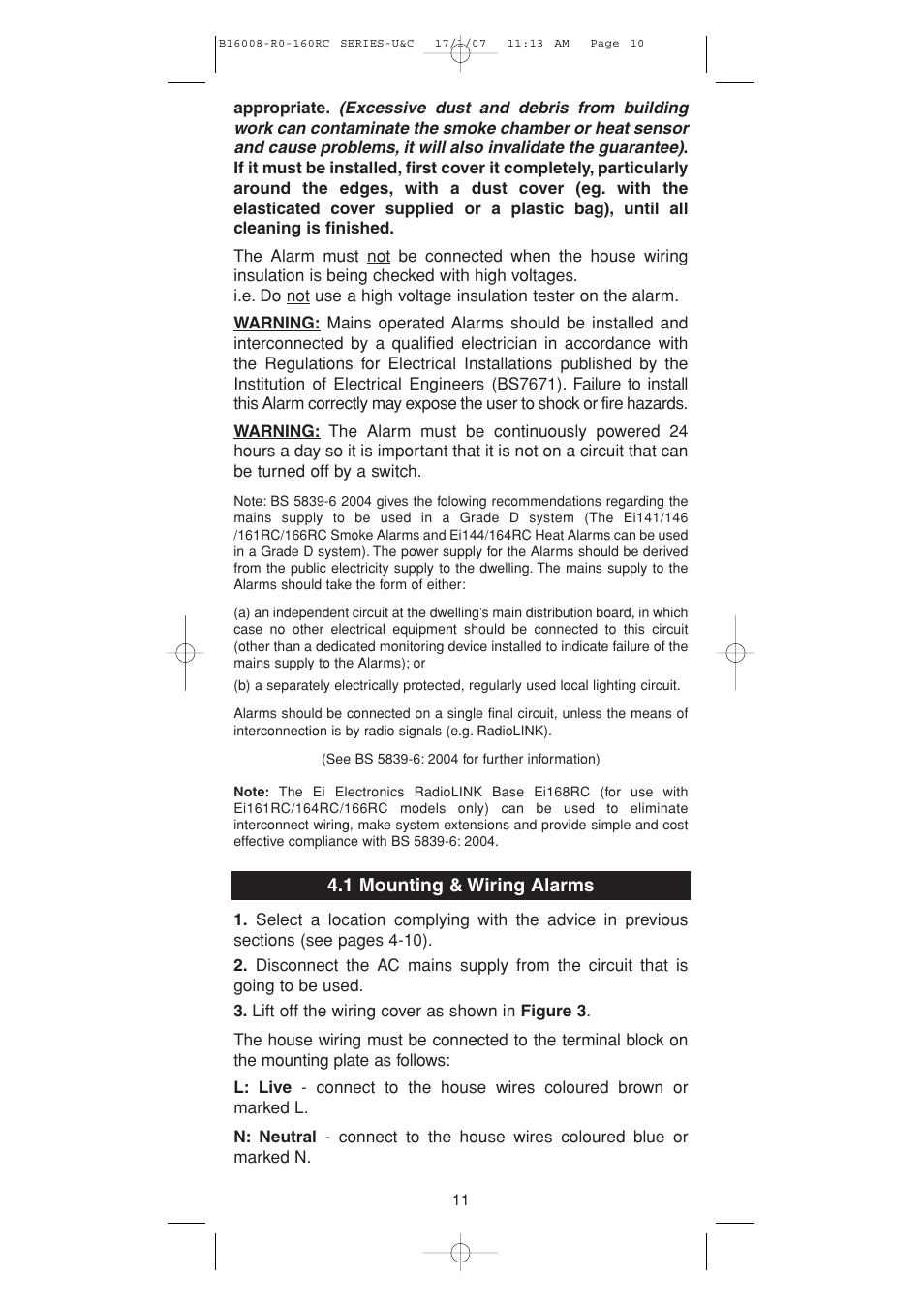 Aico Ei168RC User Manual | Page 10 / 16