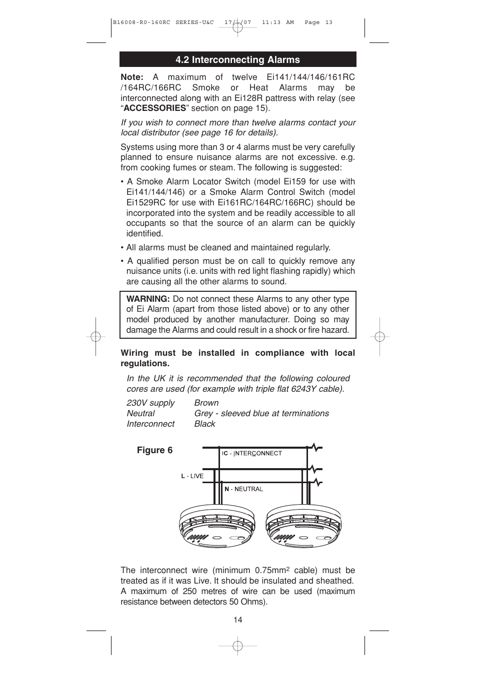 Aico Ei168RC User Manual | Page 13 / 16