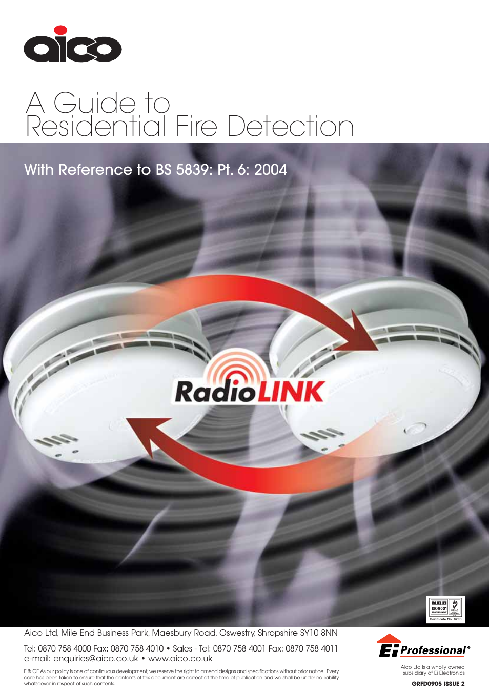 A guide to residential fire detection | Aico Residential Fire Detection RFD User Manual | Page 28 / 28