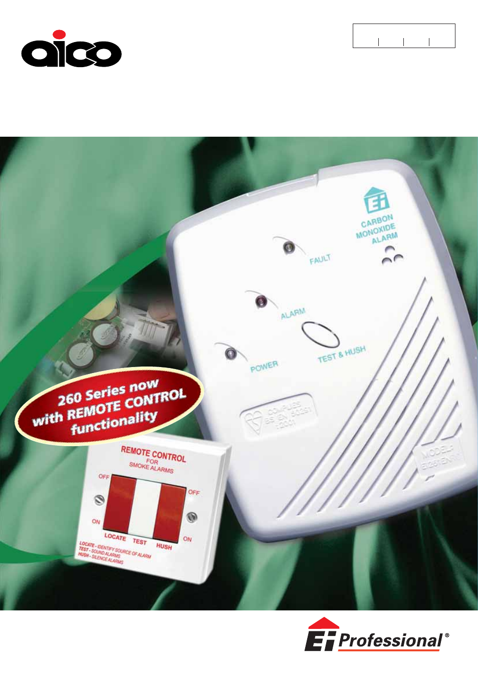 Aico Carbon Monoxide Alarms 260 Series User Manual | 12 pages