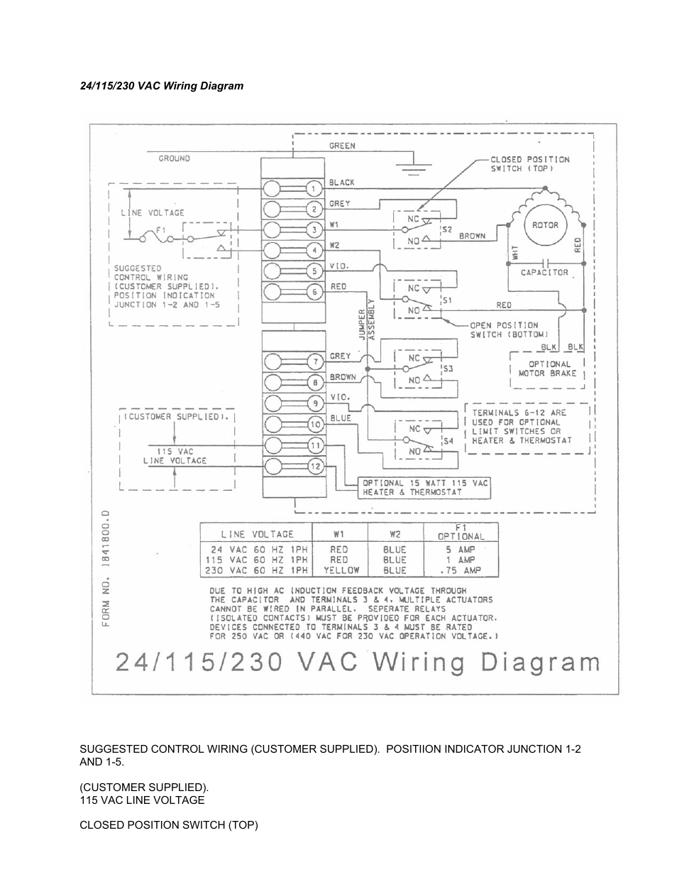 Apollo Actuators AE-Series User Manual | Page 3 / 8