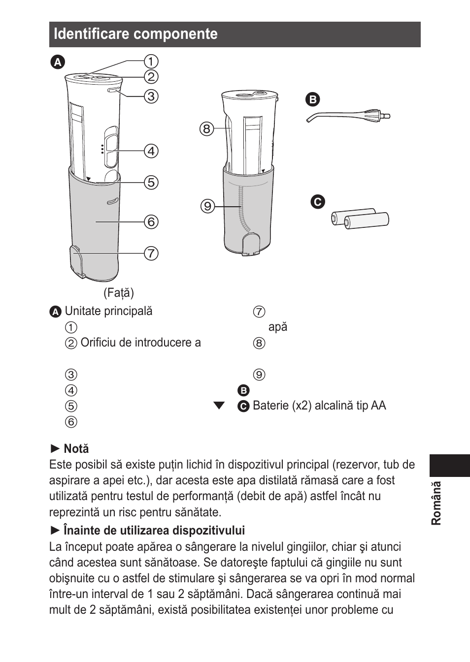 Identificarecomponente | Panasonic EWDJ10 User Manual | Page 193 / 216