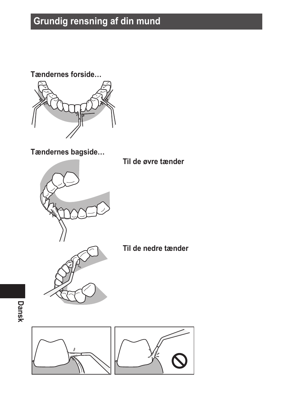 Grundigrensningafdinmund | Panasonic EWDJ10 User Manual | Page 86 / 216