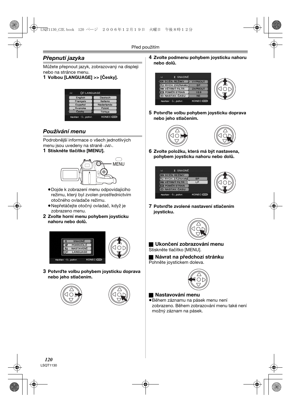 Panasonic NVGS80EP User Manual | Page 120 / 208