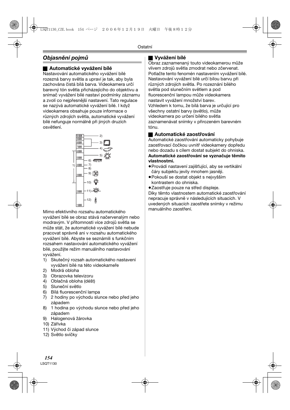 Objasnění pojmů | Panasonic NVGS80EP User Manual | Page 154 / 208