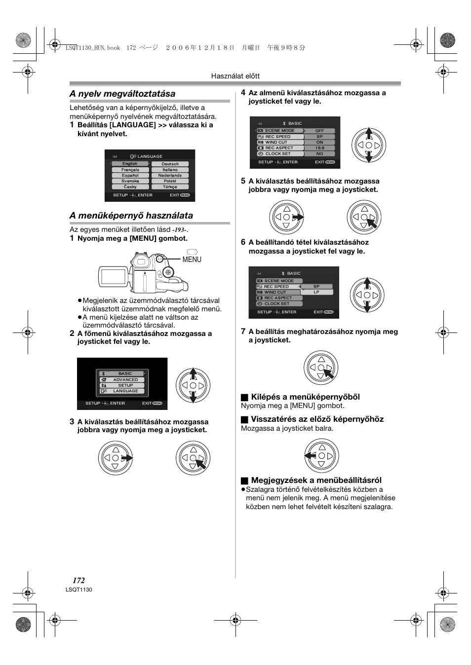 Panasonic NVGS80EP User Manual | Page 172 / 208