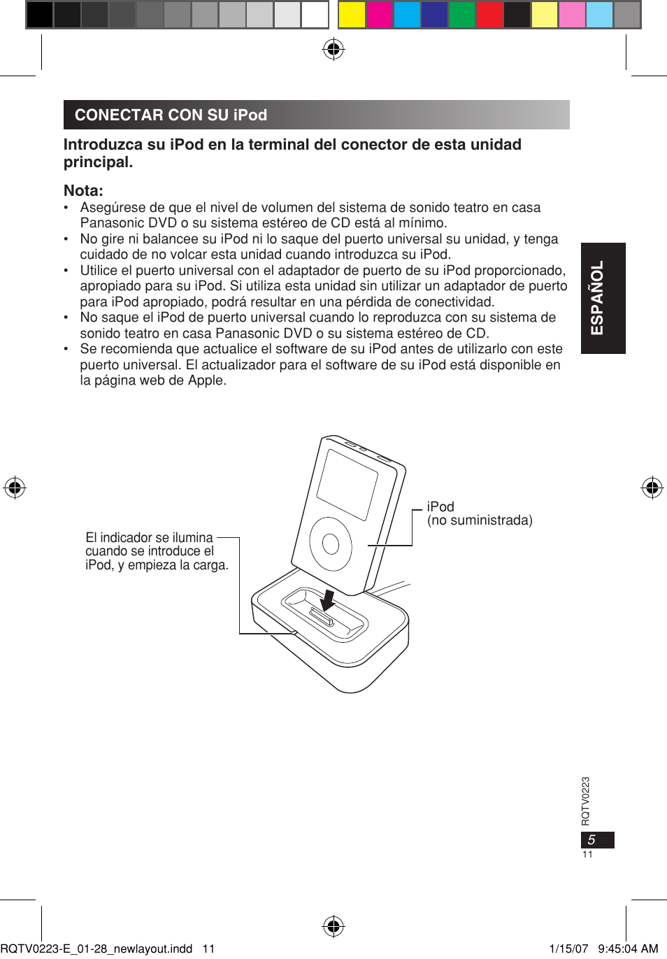 Panasonic SHPD10 User Manual | Page 11 / 28