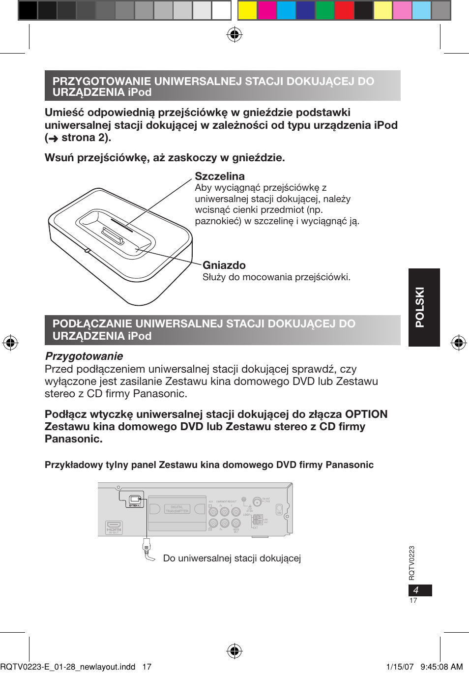 Panasonic SHPD10 User Manual | Page 17 / 28