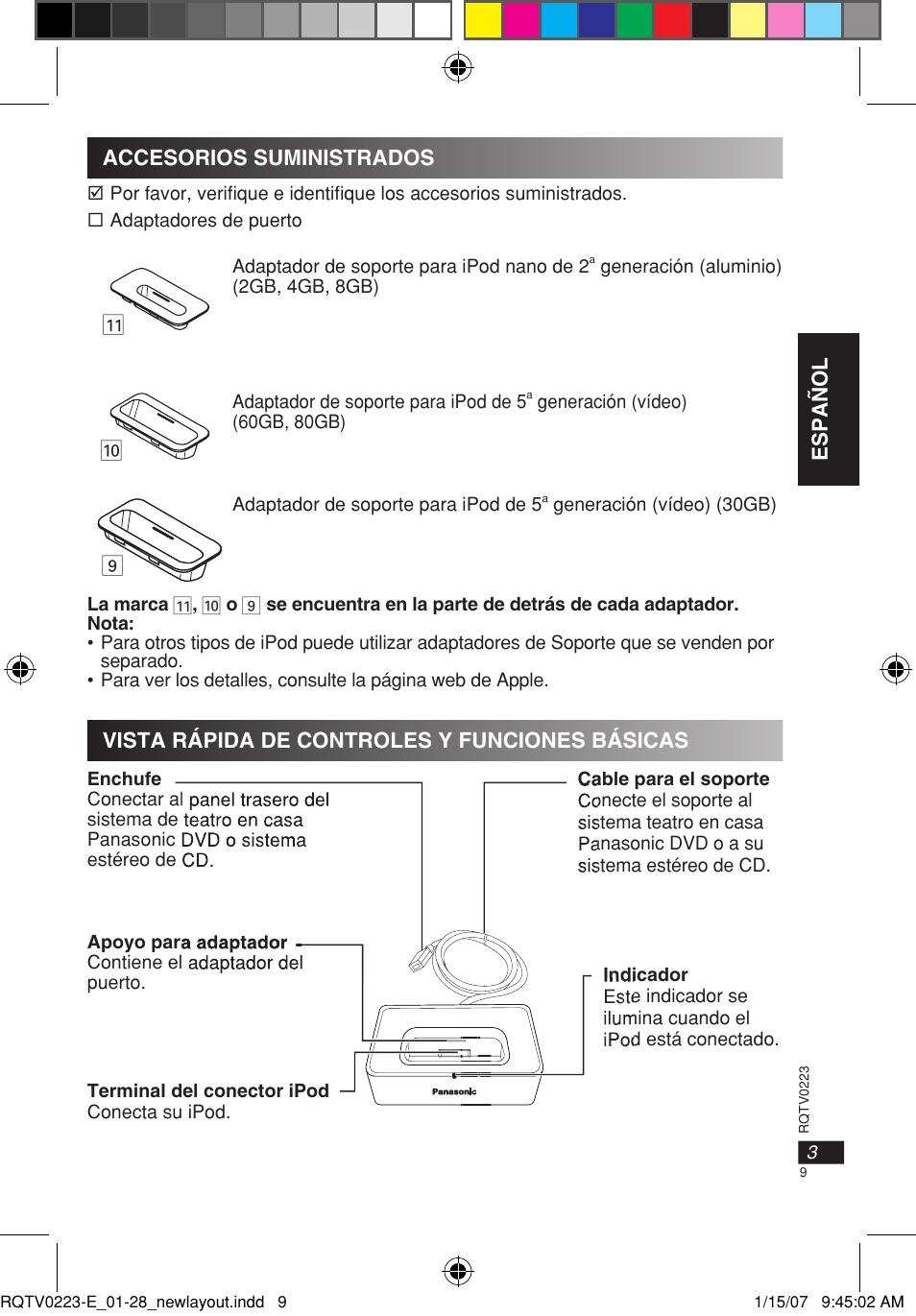 Panasonic SHPD10 User Manual | Page 9 / 28