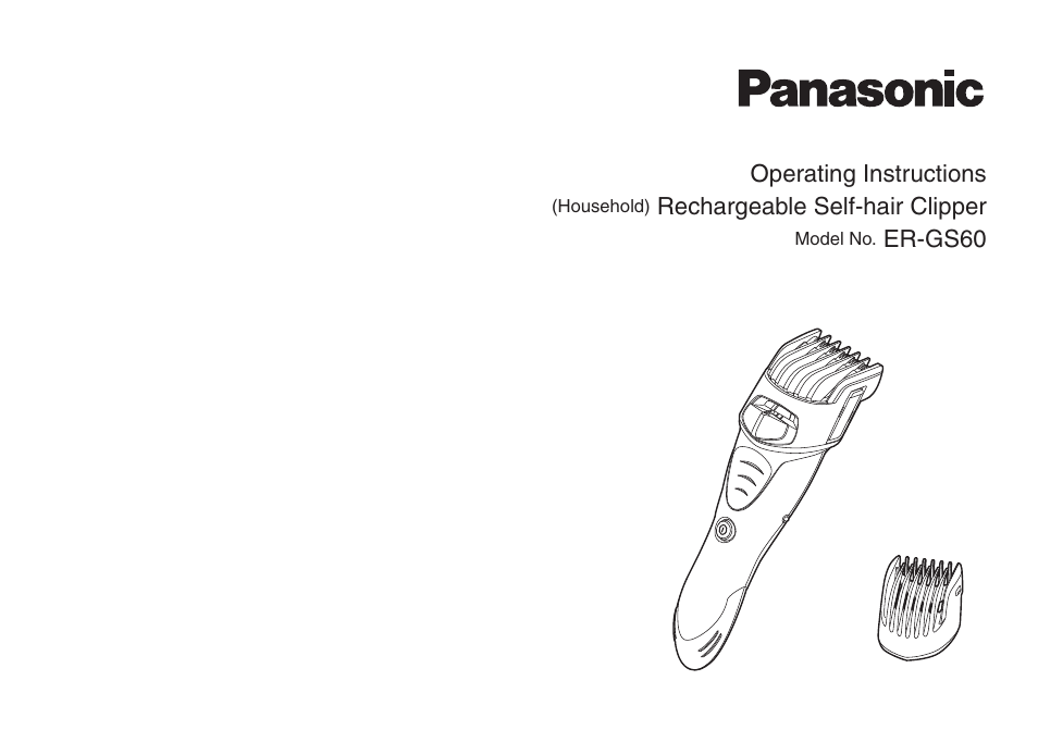 Panasonic ERGS60 User Manual | 256 pages