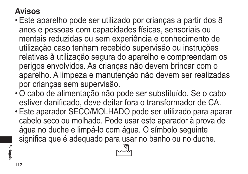 Panasonic ERGS60 User Manual | Page 112 / 256