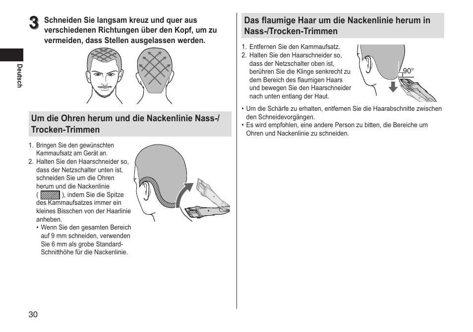 Panasonic ERGS60 User Manual | Page 30 / 256