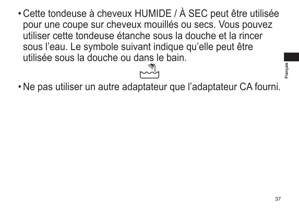 Panasonic ERGS60 User Manual | Page 37 / 256
