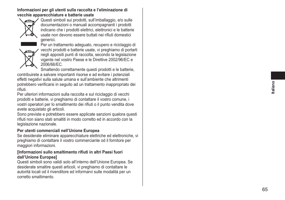 Panasonic ERGS60 User Manual | Page 65 / 256